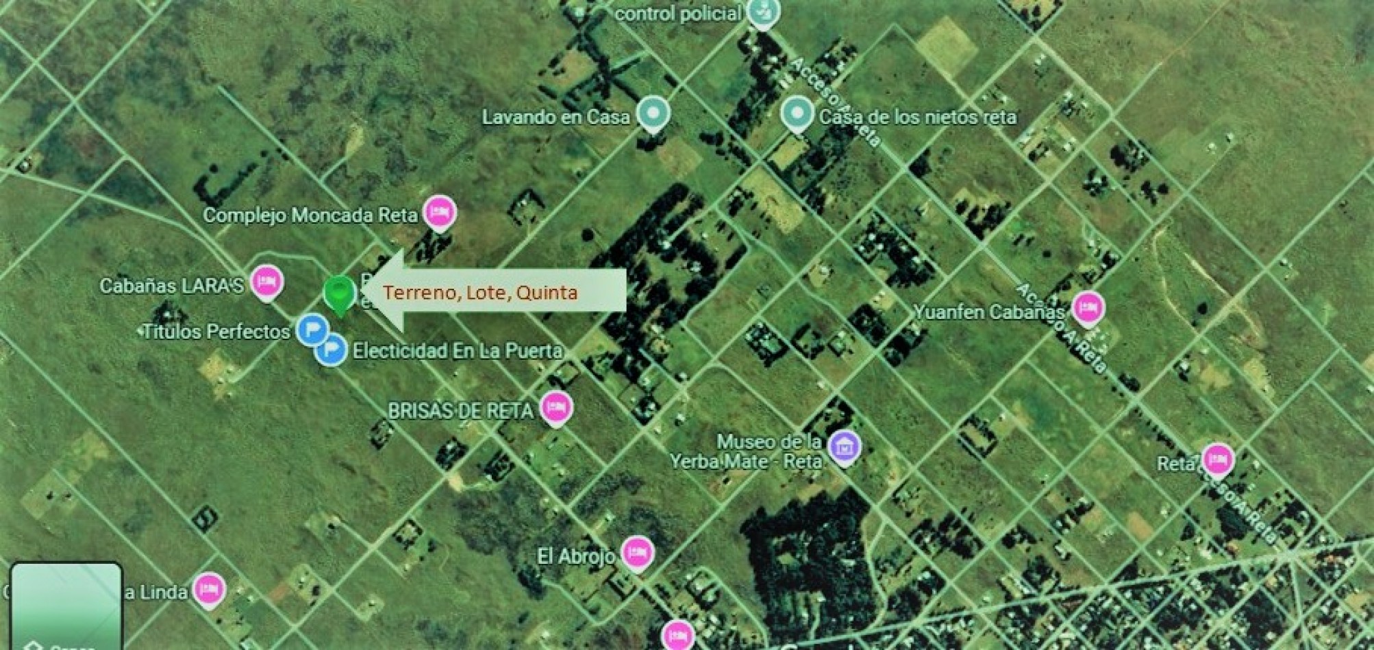 LOTE EN ZONA DE QUINTAS EN BALNEARIO RETA, PARTIDO DE TRES ARROYOS.