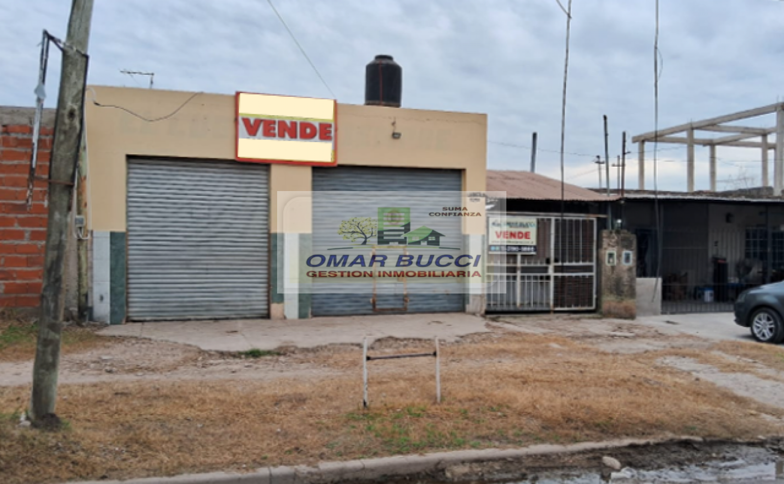 TERRENO CON MEJORAS,  LOCAL AL FRENTE CON CASA A REFACCIONAR TOTALMENTE