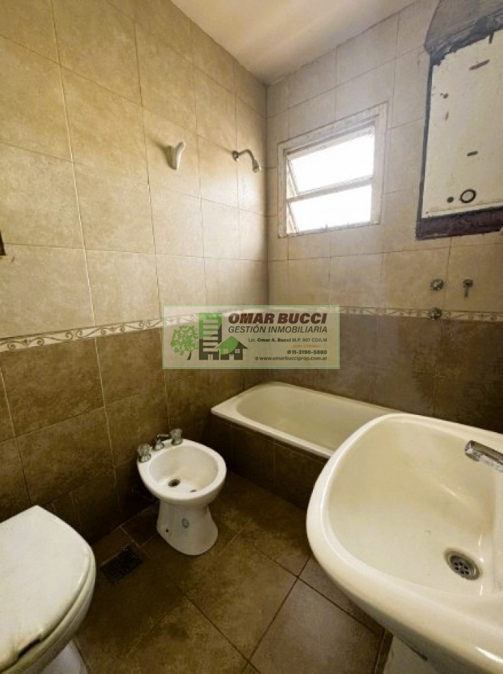 DEPARTAMENTO DE DOS AMBIENTES EN RAMOS MEJIA