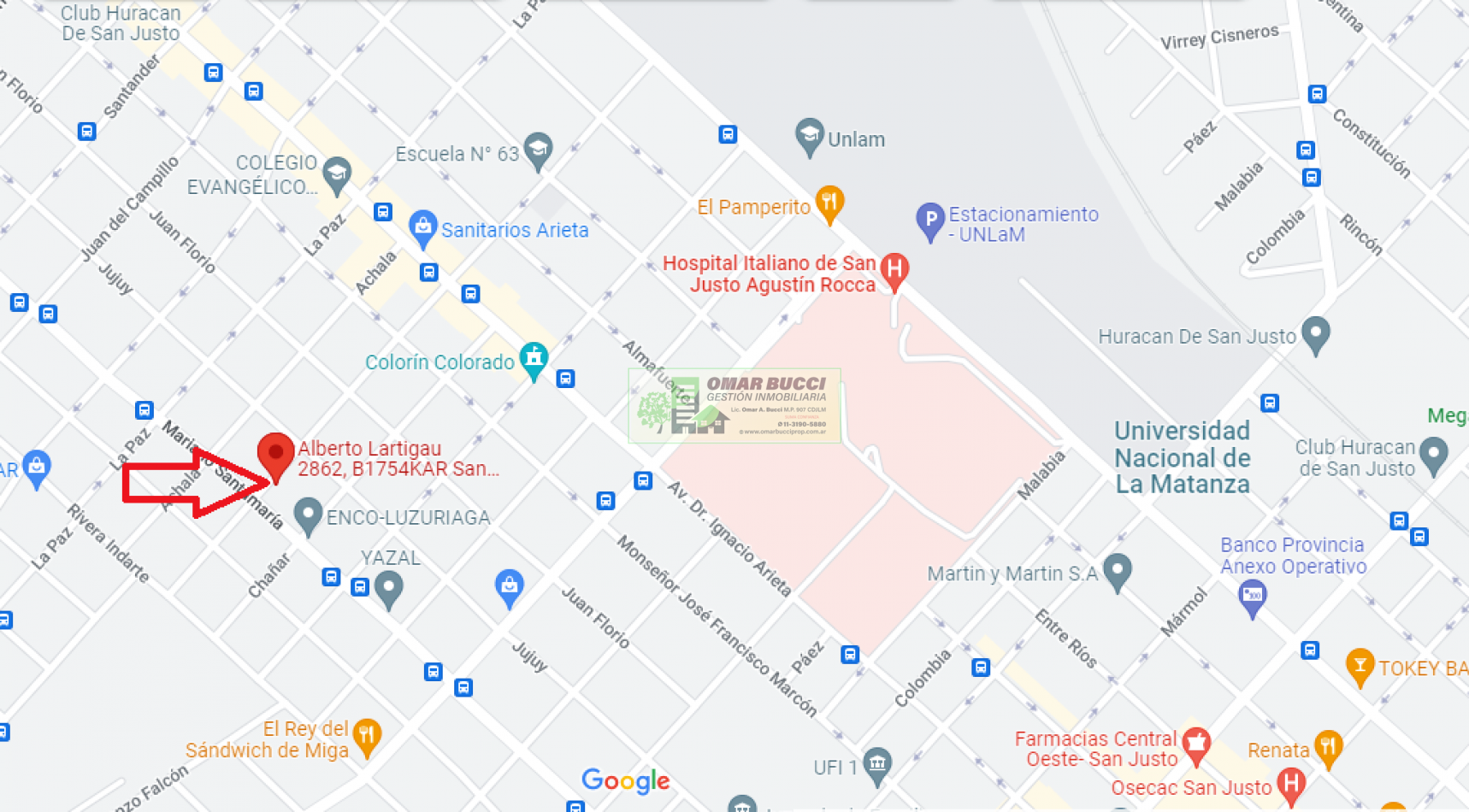 COCHERA VENDO EN SAN JUSTO 