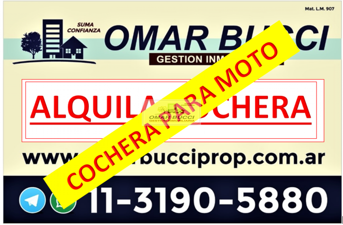 COCHERA PARA MOTO EN ALQUILER EN VILLA LUZURIAGA