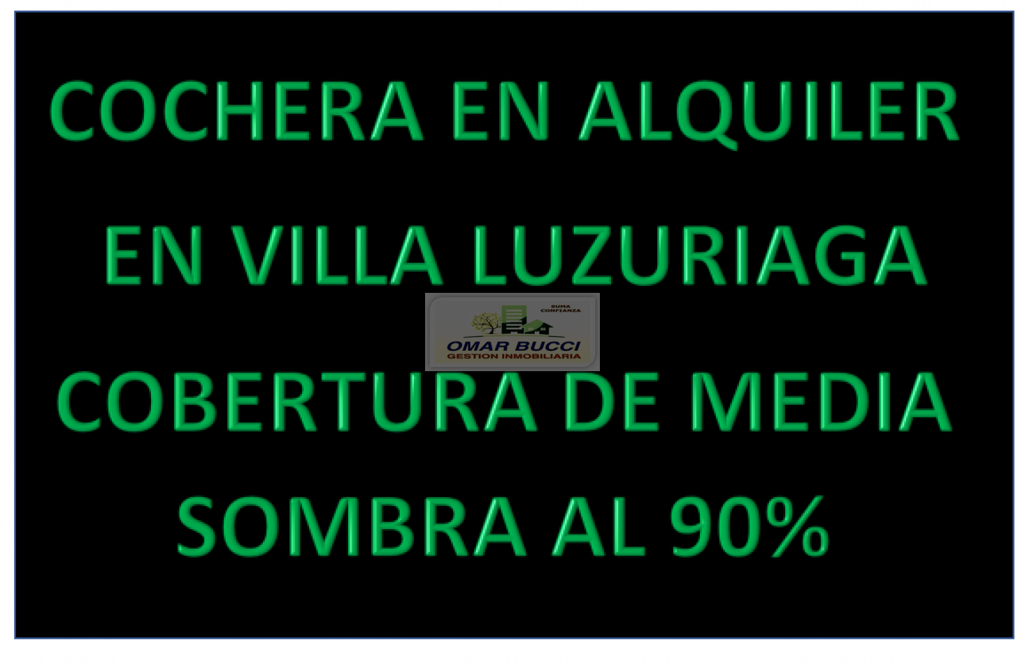 COCHERA PARA MOTO EN ALQUILER EN VILLA LUZURIAGA