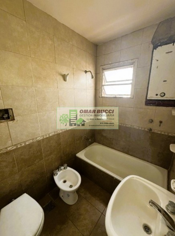 DEPARTAMENTO DE DOS AMBIENTES EN RAMOS MEJIA