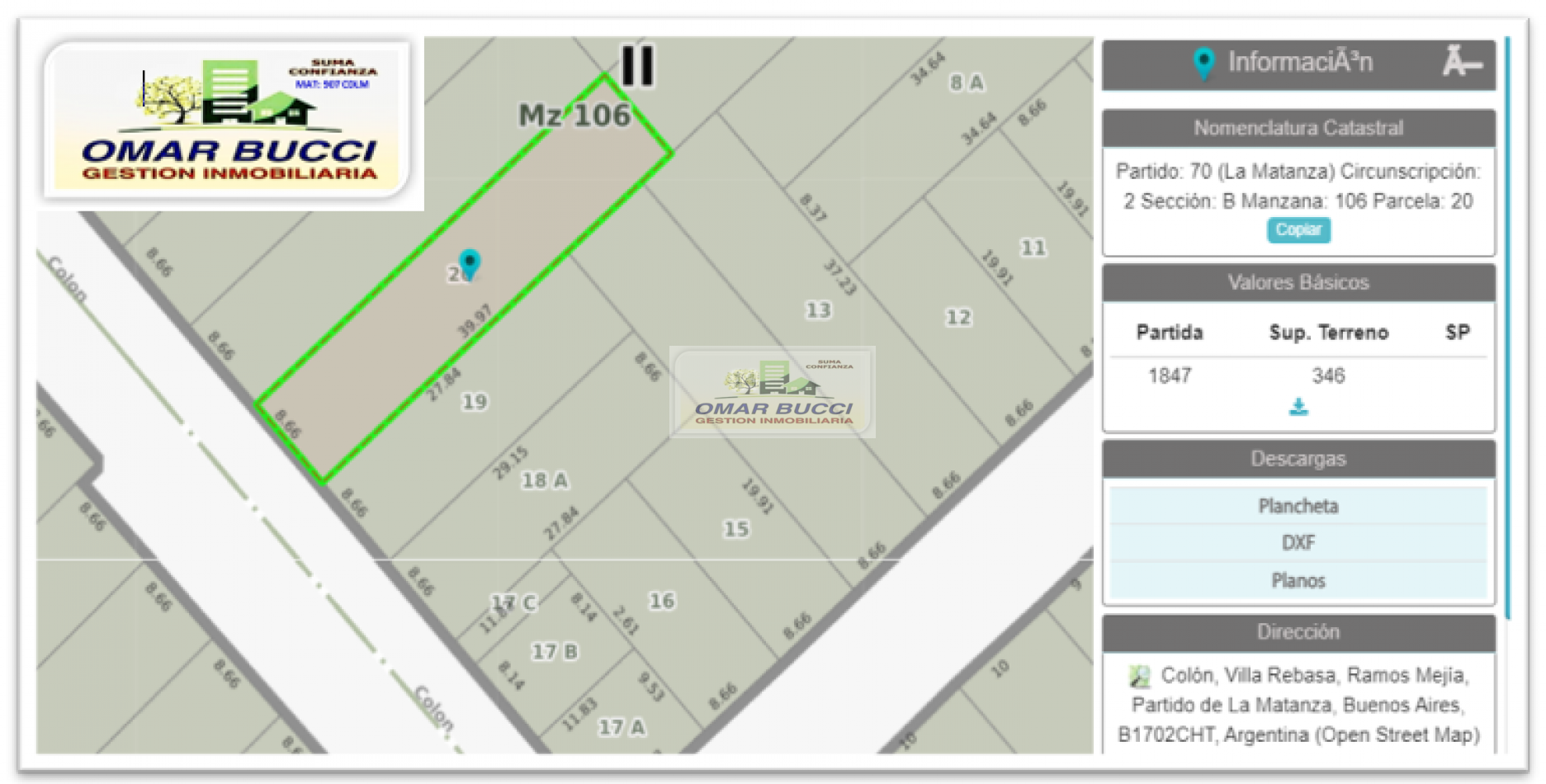 Terreno Lote Casa en muy buena zona de Ramos Mejia Colon al 600