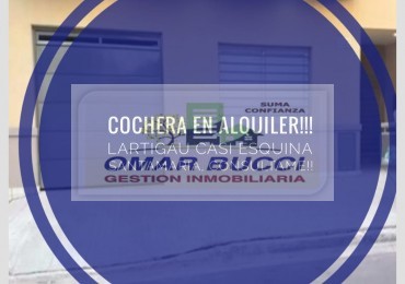 COCHERA ALQUILO EN LARTIGAU Y SANTAMARIA