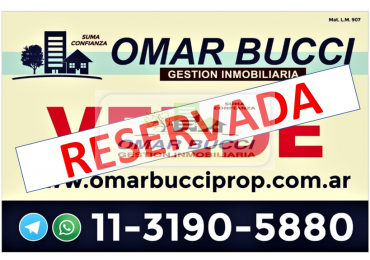 RESERVADA! PH, CASA DE 3 AMBIENTES CON PATIO Y PARQUE y EN BUENA ZONA DE HURLINGHAM RESERVADA!